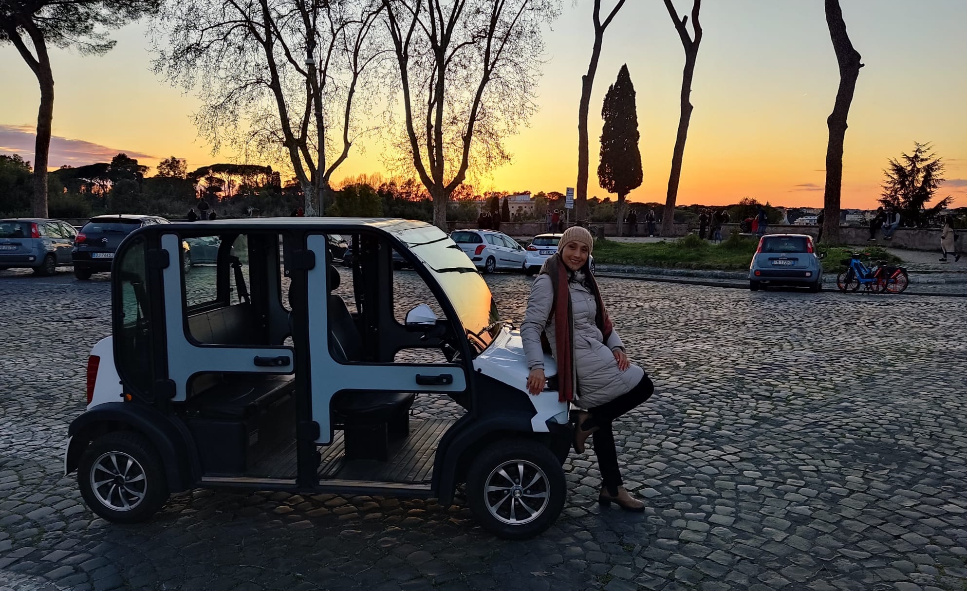 golf cart tour rome vip