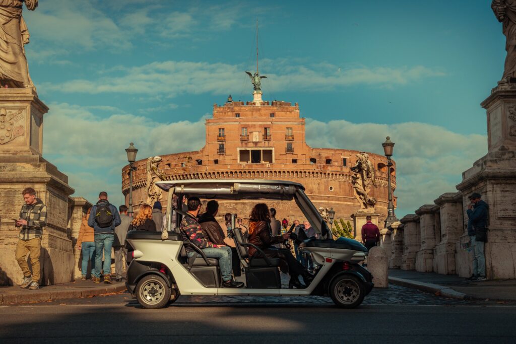 Rome private golf cart tour