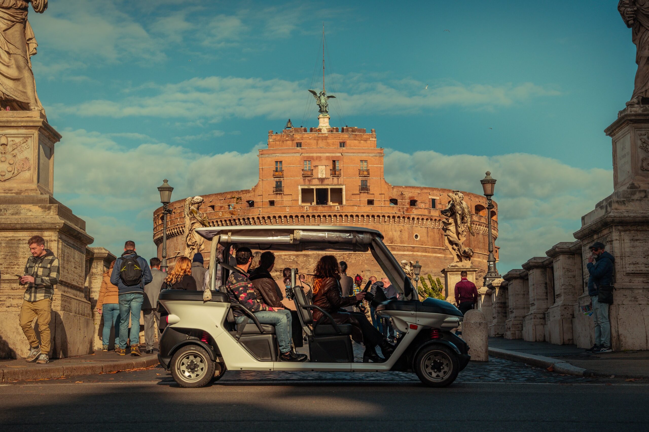 best tours rome golf cart